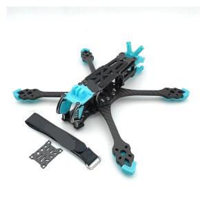 RC 프리스타일 DIY 부품용 PhiSital Mark5 O4 Pro FPV 프레임 키트 X / DC Vesion 5인치 탄소 섬유 쿼드콥터 레이싱 드론(X 블루)에 호환됩니다