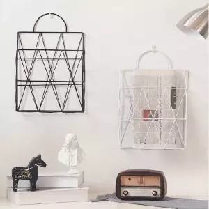 카페 거실 인테리어 벽걸이 매거진랙 철제 잡지꽂이 신문 거치대 북스탠드