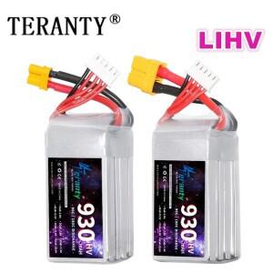 TERANTY 4S HV 배터리 15.2V 930mAh 90C 리포 RC 드론 헬리콥터 쿼드콥터 FPV 레이싱 카 부품 LIHV