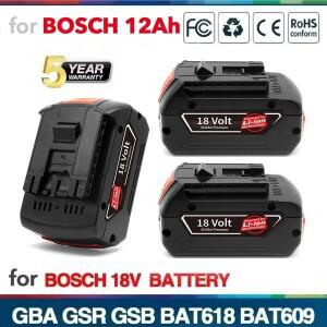NEW 보쉬 정품 18V 12000mAh 리튬이온 배터리 GBA 12.0Ah 프로페셔널 GSR GSB BAT618 BAT609 연료 게이지