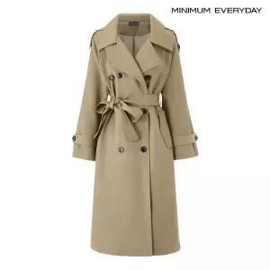 미니멈 에브리데이 모던 클래식 벨티드 더블 버튼 트렌치 코트 (EC1JH001D)