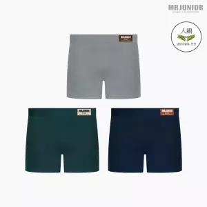 냉장고섬유 주니어 액티쿨 인견 트렁크팬티 학생속옷 3종세트