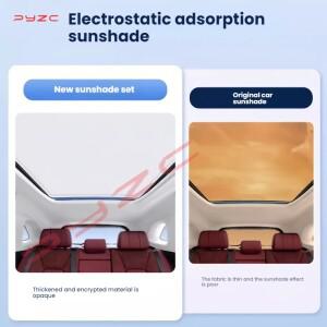 GWM 탱크 500 2022 차량용 루프 선쉐이드 전기적 흡착 스카이라이트 블라인드 스티커