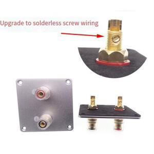 -A96Z 스피커 박스 배선 터미널 보드 2 비트 오디오 사각형 구리 바인딩 포스트 80x80Mm 액세서리