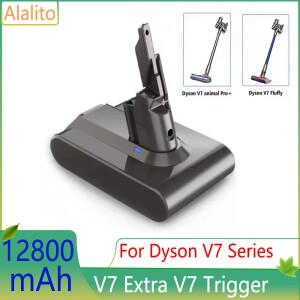 모터헤드 프로 트리거 V7 애니멀 카+보트 플러피 SV11 배터리용 다이슨 호환 교체용 오리지널 12800mAh 21.