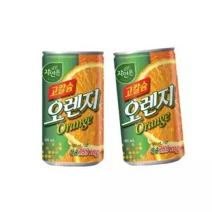 [셀러허브]웅진 자연은 고칼슘 오렌지 180ml x 30캔 (S46613597)
