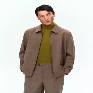 마에스트로 남성 25FW [ARTE] 라이트 브라운 울라이크 TR 점퍼 MAJU5C061W1