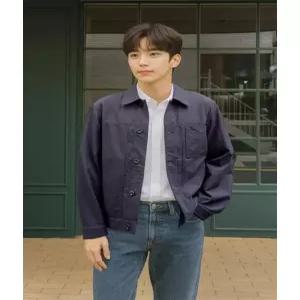 헤지스 남성 25SS [Ultralight] 네이비 썸머 초경량 트러커 HZJU5B514N2