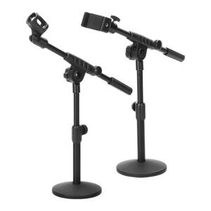 마이크 스탠드 견고한 다기능 휴대용 무대 스튜디오 파티를 위한 둥근 베이스가 있는 플로어 쉽게 설치할