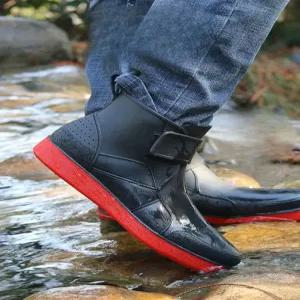 고무 장화 낚시 세차용 작업 선상화 발목 찍찍이 워킹 단화