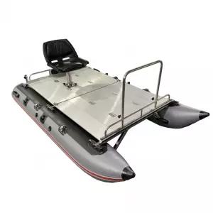 고무보트 쌍동선 낚시용 좌석두꺼운 소형 고속 모터보트 민물 바다 레저용 접이식 운반용