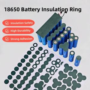 500units 18650 1S-5S 배터리 절연 링 보조베터리/전동 공구 용 판지 고무 패드