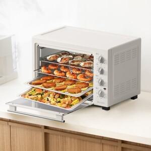 40L 대용량 전기 오븐 카운터탑 듀얼 독립 온도 조절 4단 베이킹