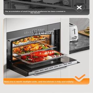 ZZ 스팀 베이킹 올인원 기계 내장 오븐 가정용 대용량 전기 투인원