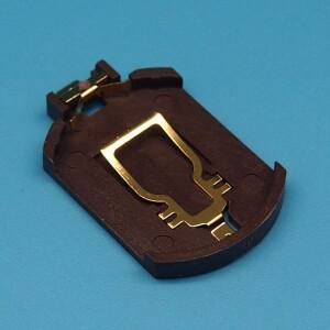 10개 SMT 3V 금도금 CR2016 버튼 배터리 홀더 2.6H