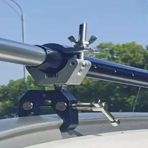 차량용 클립 고정 어닝바 캠핑 루프랙 소형 가로바 레일