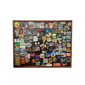 마그네틱보드 여행 자석 보드 벽장식 기념 꾸미기 표시판 마그넷 액자 아치 세계 스티커 칠판