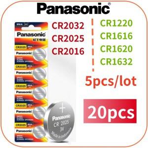 20Pcs 원래 파나소닉 CR2032 CR2016 CR1632 CR1616 리튬 배터리 CR