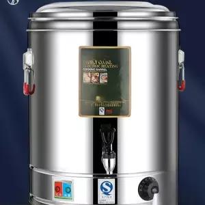 전기 보온통 수도꼭지 스테인리스 조리죽 온탕기 국물