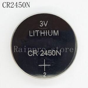 5개/몫 CR2450N 버튼 코인 셀 3V 리튬 배터리