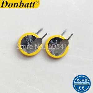 CR1220 3V 리튬 코인 셀 (핀 포함 수직 장착 트로프 구멍 타입) CR 버튼 배터리