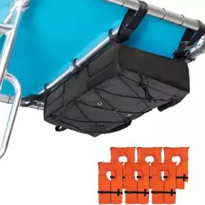 모칼라이트 보트 구명조끼 T-탑 보관 가방 신축성 로프 방수 600D 옥스포드 천 하드탑 보트용 타입 II 6종