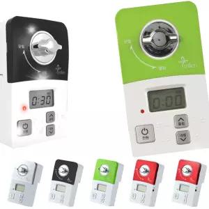 Milen 간편설치 가스차단기 음성안내 부저형/가스경보기 가스감지기 가스화재경보기 가스타이머