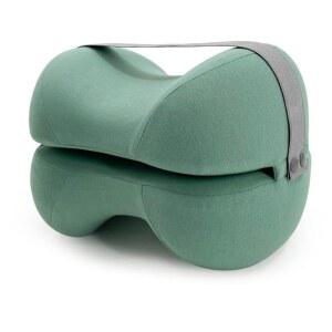 조절 가능한 스트랩이 있는 2 in 1 무릎 및 발목 고도 베개 u2013 접이식 메모리 폼 다리 위치 지정기 침대 소파 세탁 커버