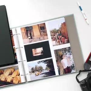 아이코닉 앨범 내지 접착 포켓 포토북 사진 성장 커플 MNS