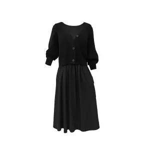 레코브2컬러니트가디건 피스세트 LC31DXOP570S2316358