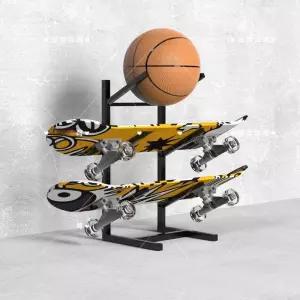 스케이트보드 벽 거치대 스탠드 브라켓 진열대 스키 킥보드 운동기구 행거
