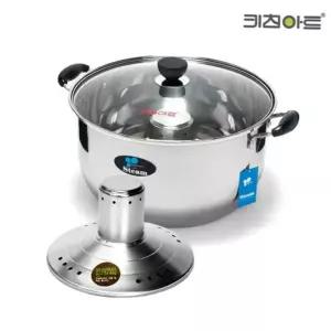 거품발생기 스팀 빨래솥 냄비 30cm 생활용품