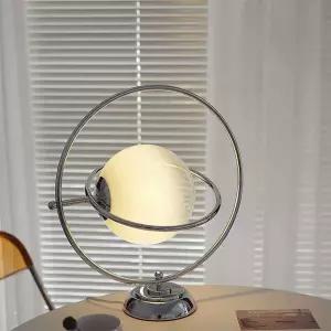 행성 램프 회전 우주 침실 무드등 인테리어 조명 유리