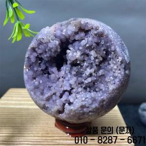 돌천연 포도 마노 크리스탈 석영 공 홈 인테리어 선물 에너지 Reiki 치유 구 위카 명상