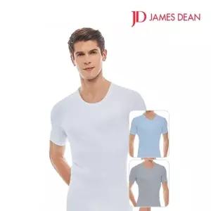제임스딘 남성 순면100 남자칼라반팔 런닝셔츠 3매