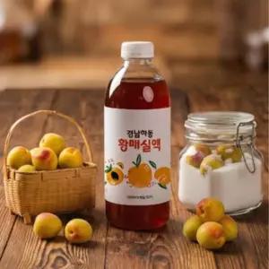 [팔톤상회] 잘 익은 황매실로 만든 매실액 1000ml, 1개