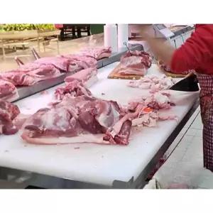 고기 정육 대형 식당 도마 시장 육가공 주방 플라스틱