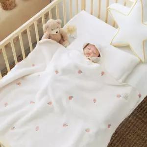 제이앤제나 아기 애착 담요 극세사 복숭아 90X140cm