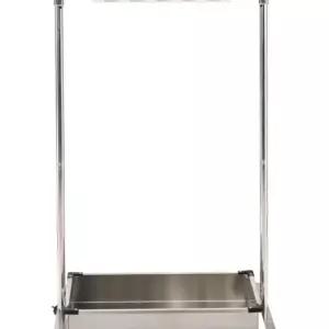 스테인리스 스텐 카트 의료용 이동식 트레이 소형 2단 호텔