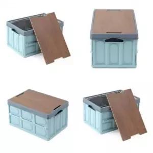 ( )다용도박스 스카이 접이식수납함 +방수백 30L 캠핑 폴딩박스