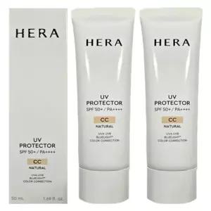 헤라 유브이 프로텍터 씨씨 내츄럴 50ml 2개/SPF50+ PA++++