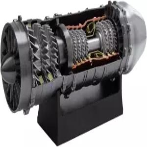 작동하는 OYDL WS-15 제트 항공기 터보팬 엔진 모델 키트 50+PCS 1/18 DIY 조립 터보젯 터빈 3D 프린팅