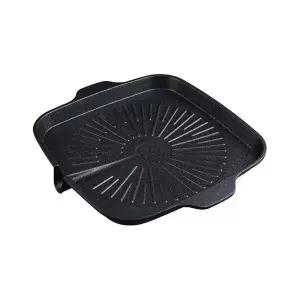 퀸덤 그린 사각 고기 불판 30cm (인덕션사용불가)