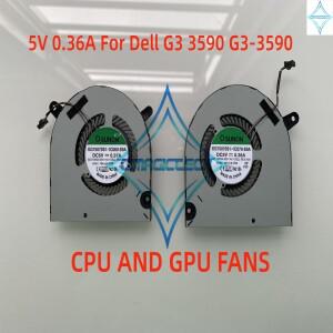 DELL G3 3590 G3-3590 P89F 0160GM 04NYWG EG75070S1-1C060-S9A 2019 팬용