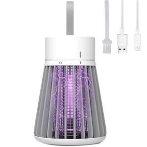 버그 재퍼 휴대용 캠핑 아웃도어, 무선 충전기, 실내/외용 재퍼, 퇴치제 안전 재퍼, 모기 그레이 모기 그리드가 퇴치제, 있는 모기 실내 충전식 USB