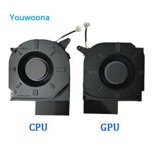 노트북 CPU GPU 냉각 선풍기 HP Omen 9 16-WF TPN-C167 C168 N44737-001 12V 신