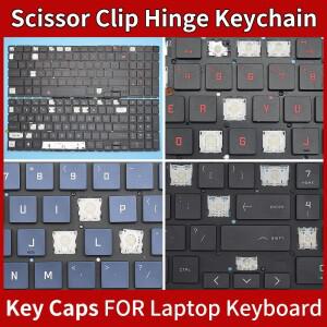 교체용 키캡  가위 클립 힌지 HP OMEN 게이밍 Q267 TPN-Q236 16-B 노트북 키보드 키