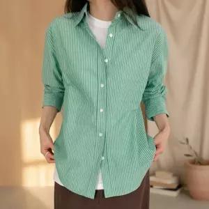 [다잇템] 여성용 면원단 빅사이즈 단가라 남방 봄여름가을용