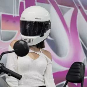 우주헬멧 우주선 비 화이트 소품 하이바 코스튬