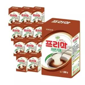 동서 프리마 자판기용 1kg x 12입 커피프림 동서프리마 프림 커피용프림 동서프림 자판기용프리마